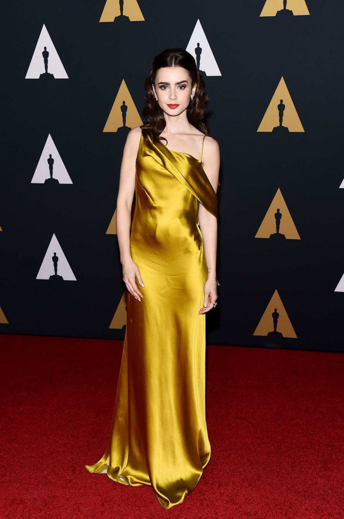 Lily Collins at the Governors Awards in Los Angeles 11/12/2016-1