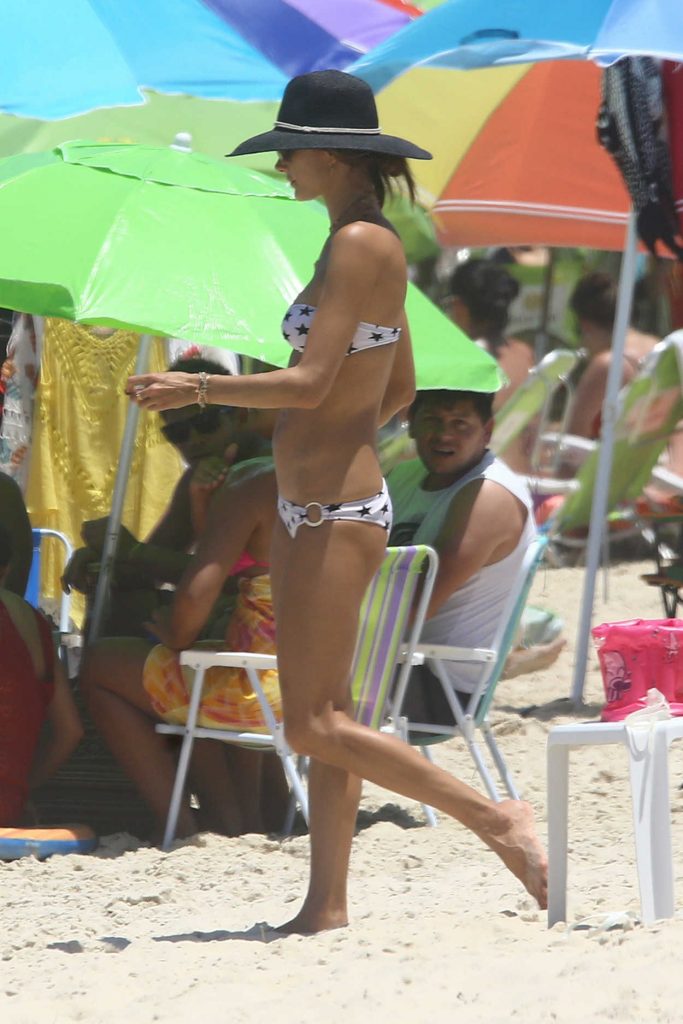 Alessandra Ambrosio in Bikini at the Beact in Florianopolis 12/30/2016-2