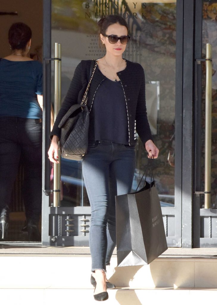 Jordana Brewster Goes Shopping at Barneys New York in Beverly Hills 12/29/2016-1