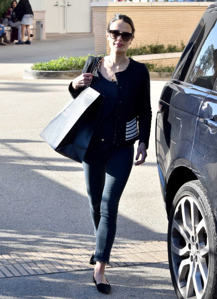 Jordana Brewster Goes Shopping at Barneys New York in Beverly Hills 12/29/2016-2