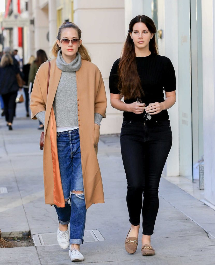 Lana Del Rey Goes Shopping With a Friend in West Hollywood 12/22/2016-3