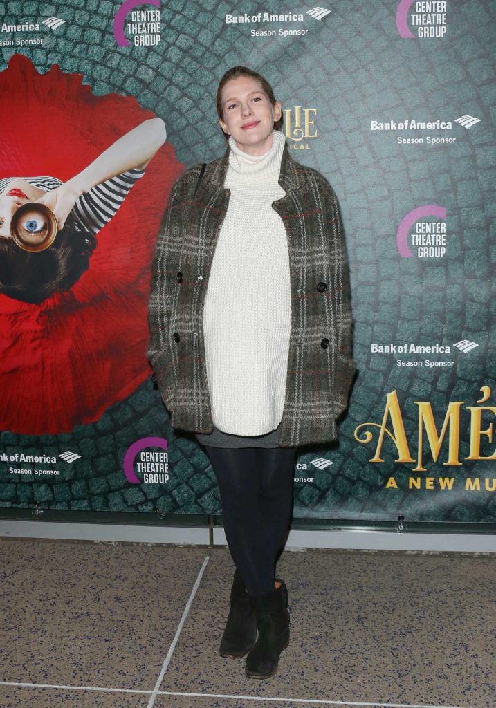Lily Rabe at Opening Night of Amelie, a New Musical in Los Angeles 12/16/2016-1