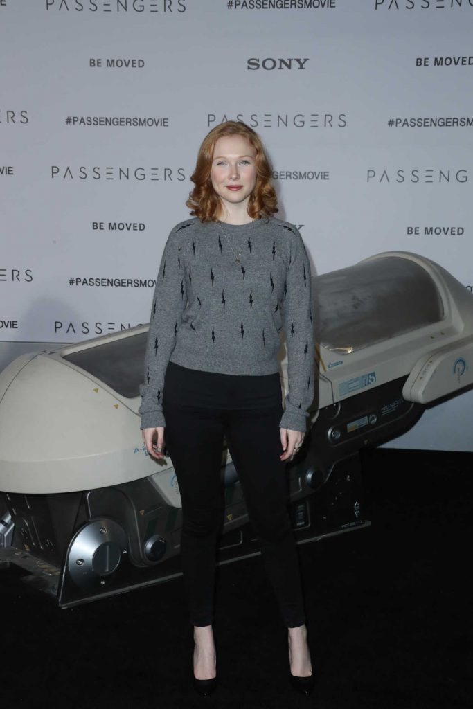 Molly Quinn at the Passengers Premiere at the Westwood Village Theatre in Los Angeles 12/14/2016-1