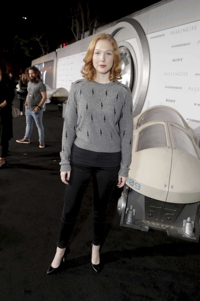 Molly Quinn at the Passengers Premiere at the Westwood Village Theatre in Los Angeles 12/14/2016-3