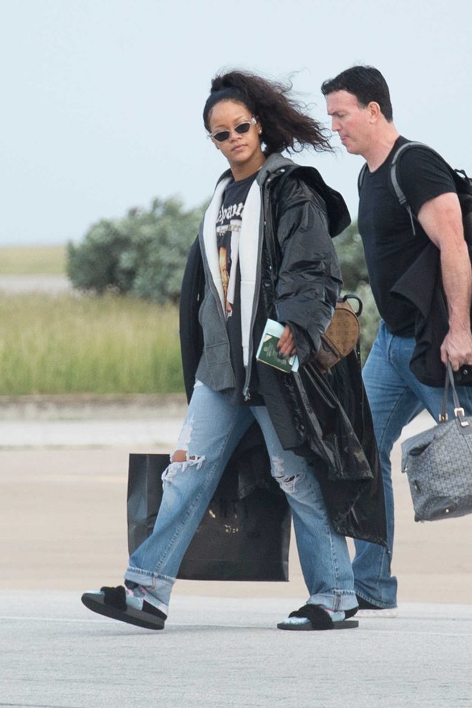 Rihanna Was Seen at Airport in Barbados 12/23/2016-2