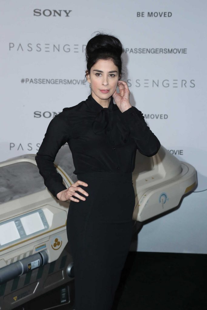 Sarah Silverman at the Passengers Premiere at the Westwood Village Theatre in Los Angeles 12/14/2016-5