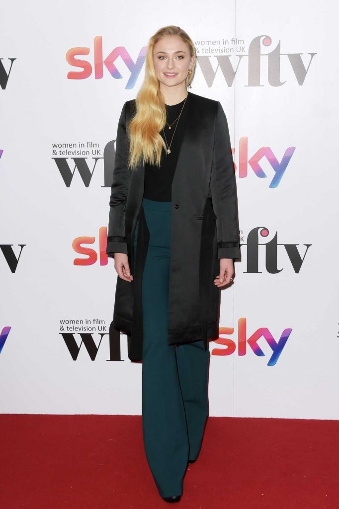 Sophie Turner Attends the Sky Women in Film and TV Awards in London 12/02/2016-1