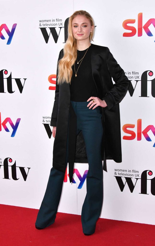 Sophie Turner Attends the Sky Women in Film and TV Awards in London 12/02/2016-3