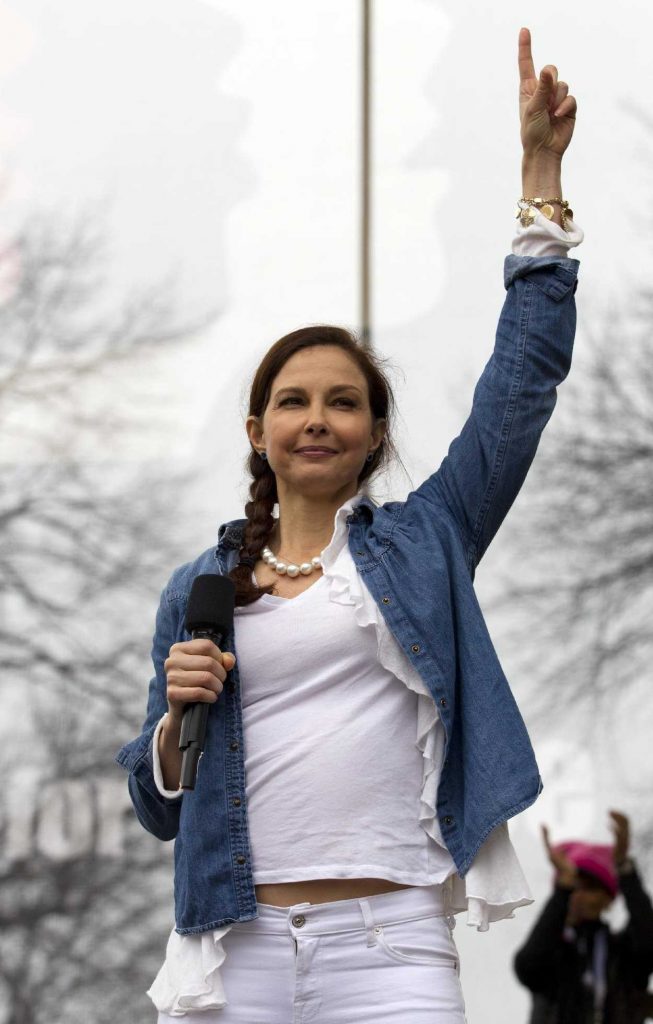 Ashley Judd at the Women's March on Washington 01/21/2017-1
