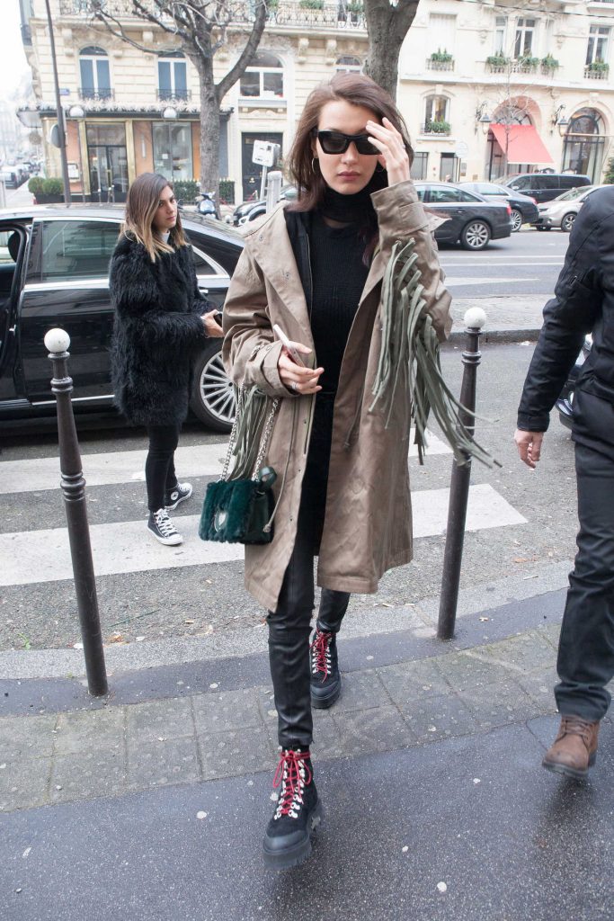 Bella Hadid Out for Shopping in Paris 01/23/2017-2