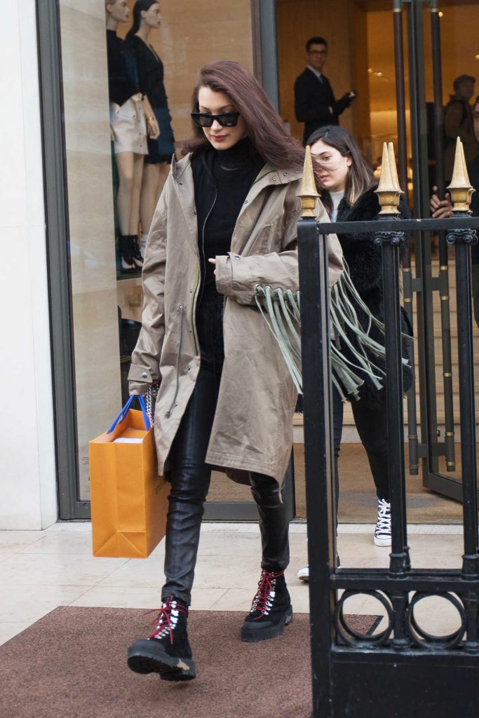 Bella Hadid Out for Shopping in Paris 01/23/2017-4