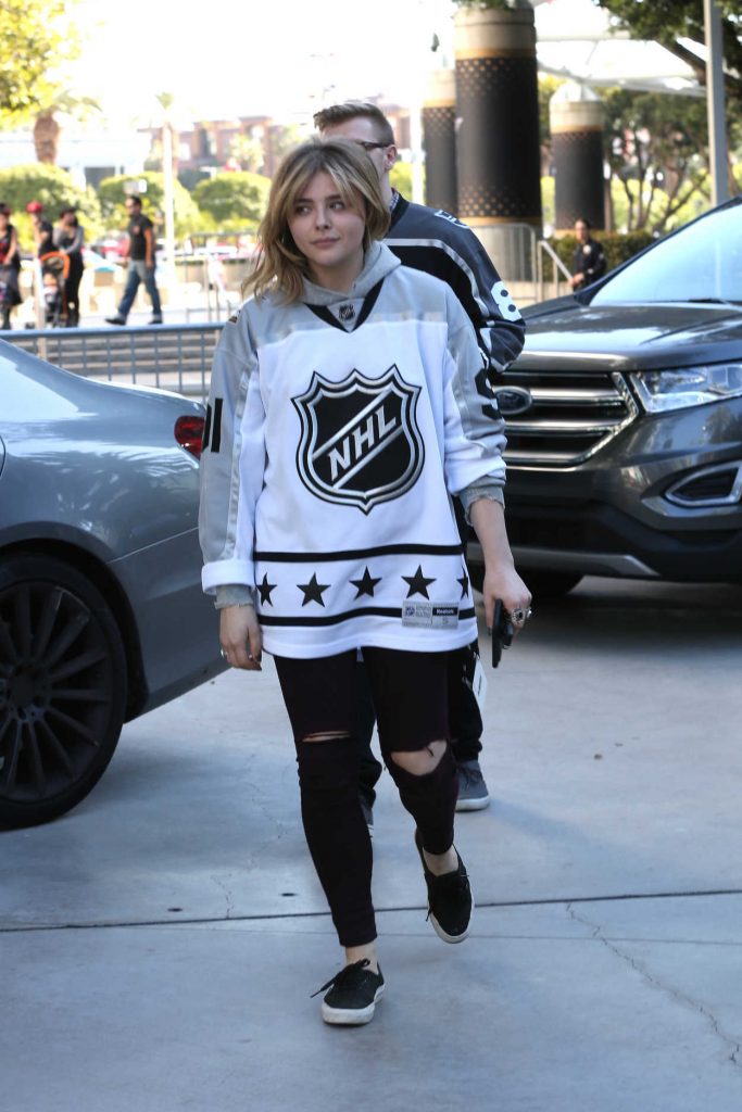 Chloe Moretz Was Seen at the Staples Center in Los Angeles 01/29/2017-1