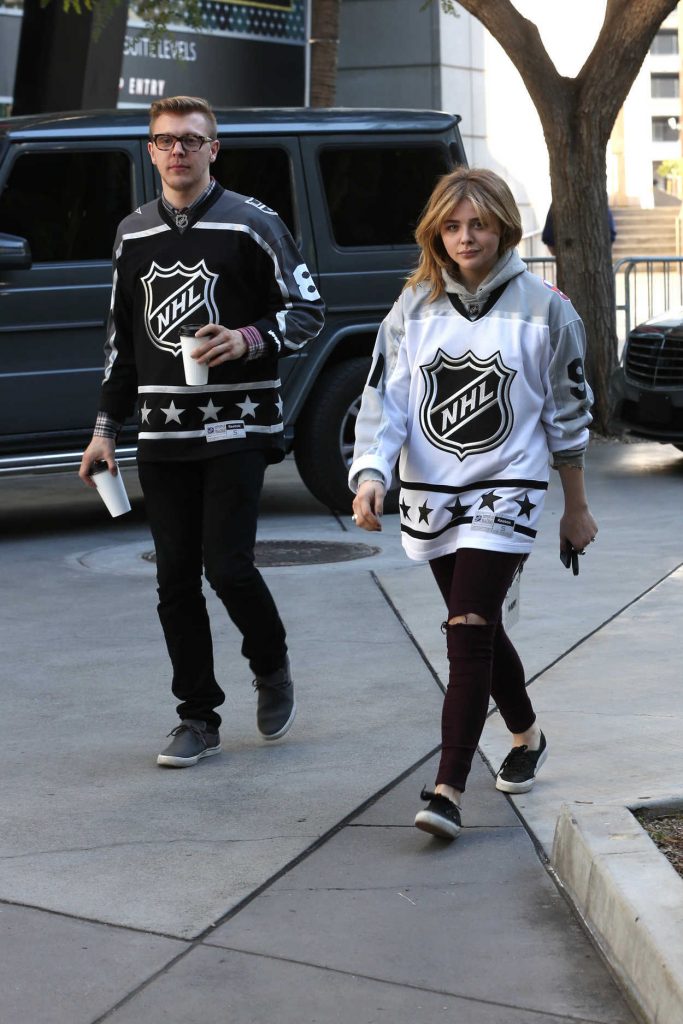Chloe Moretz Was Seen at the Staples Center in Los Angeles 01/29/2017-3