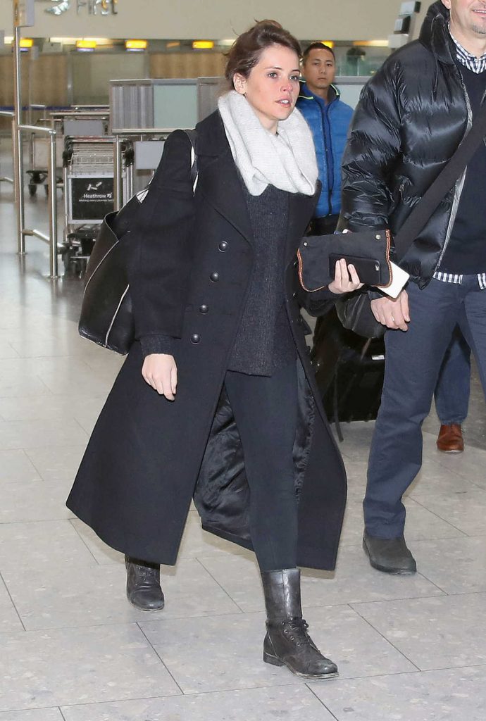 Felicity Jones Was Spotted at Heathrow Airport in London 01/06/2017-1