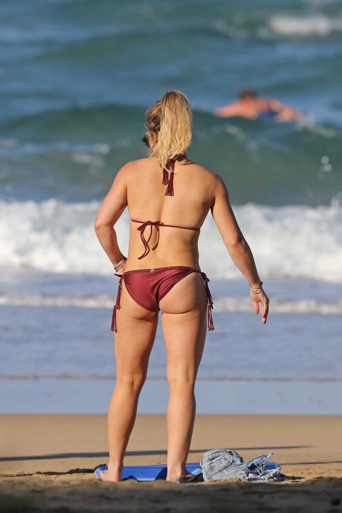Hilary Duff in Bikini at the Beach in Hawaii 01/01/2017-2