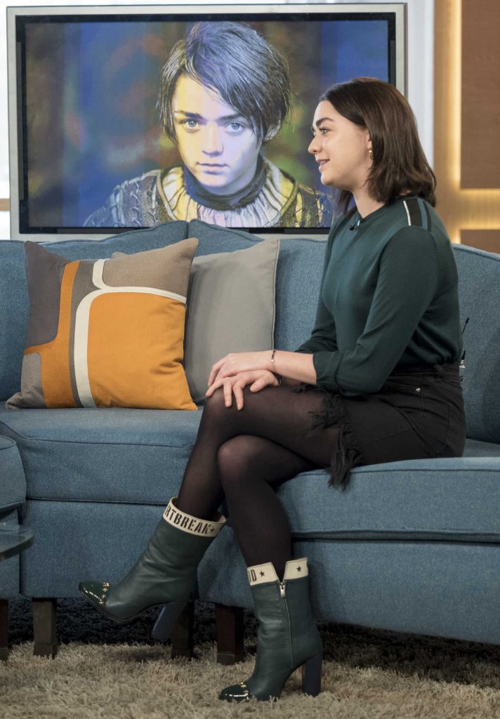 Maisie Williams at This Morning TV Show in London 01/24/2017-3