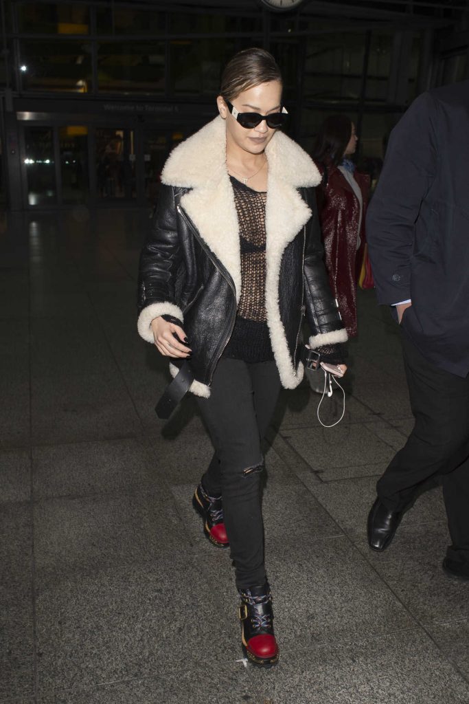 Rita Ora Arrives at Heathrow Airport in London 01/21/2017-1