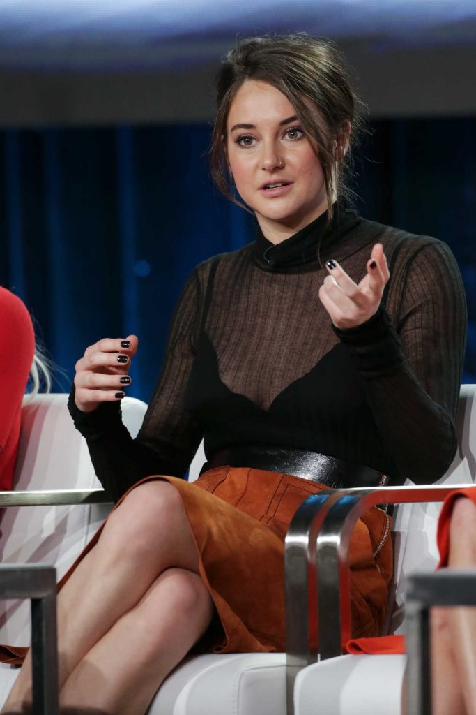 Shailene Woodley at the HBO's Big Little Lies Panel During TCA Winter Press Tour in Los Angeles 01/14/2017-2