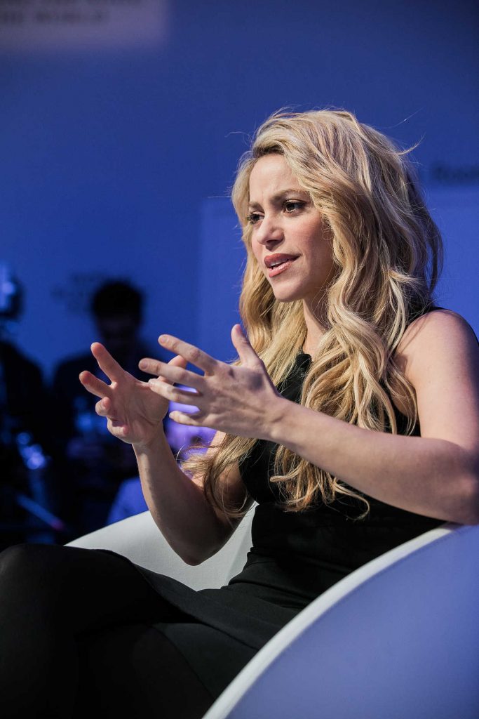 Shakira at the 2017 World Economic Forum in Davos 01/17/2017-2