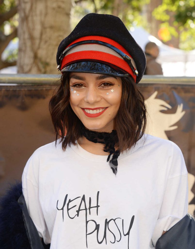 Vanessa Hudgens at the Women's March in Los Angeles 01/21/2017-3