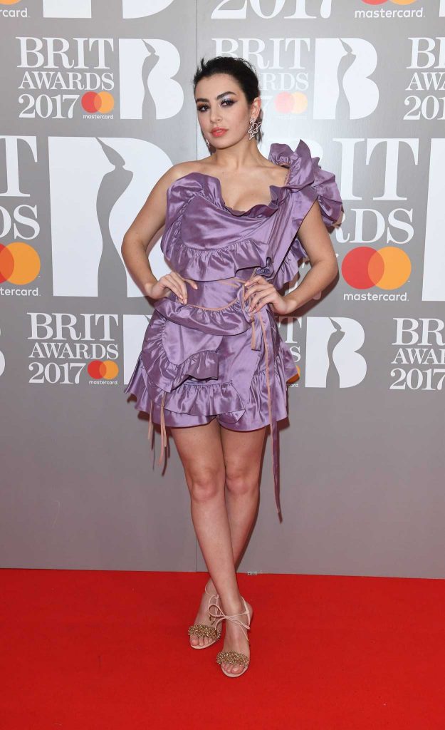 Charli XCX at the Brit Awards at O2 Arena in London 02/22/2017-1