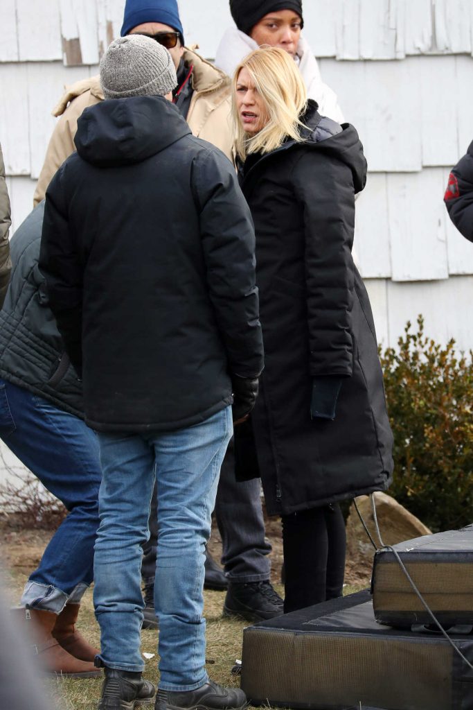 Claire Danes on the Set of Homeland in New York 02/03/2017-2