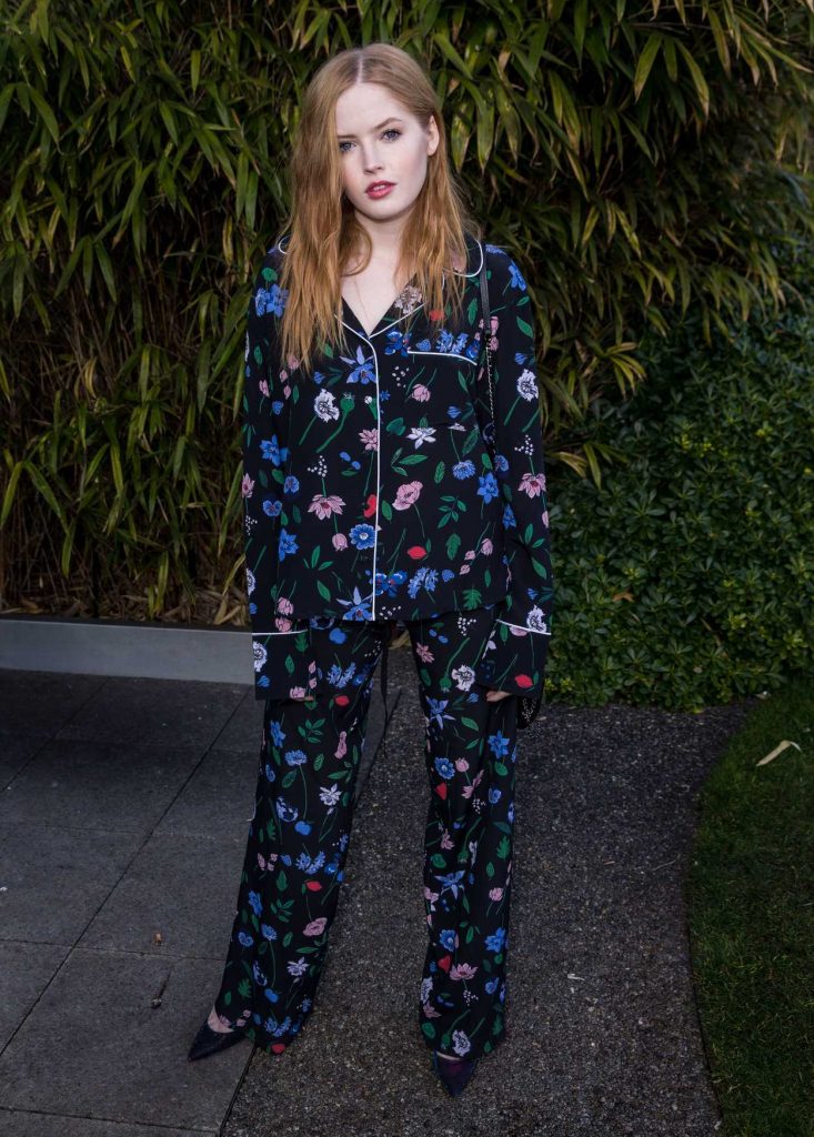 Ellie Bamber at the Marcus Lupfer Presentation During the London Fashion Week 02/18/2017-1