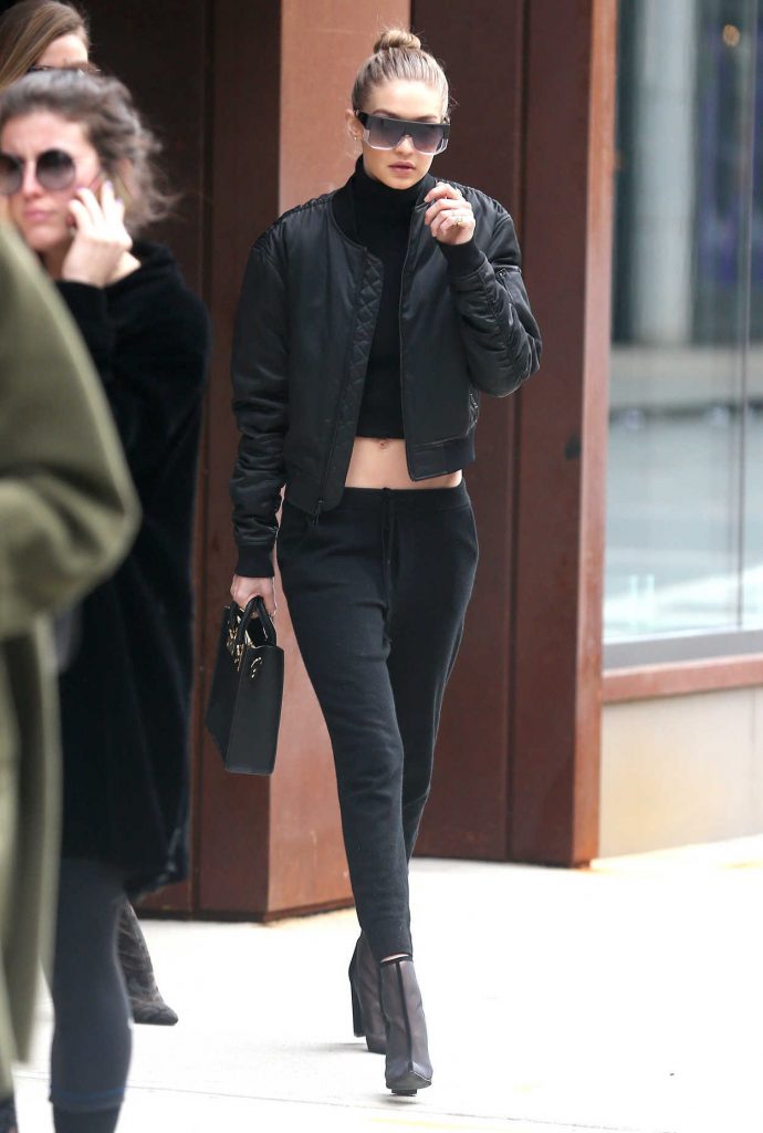 Gigi Hadid Leaves the Bowery Hotel in Manhattan, New York 02/02/2017-1
