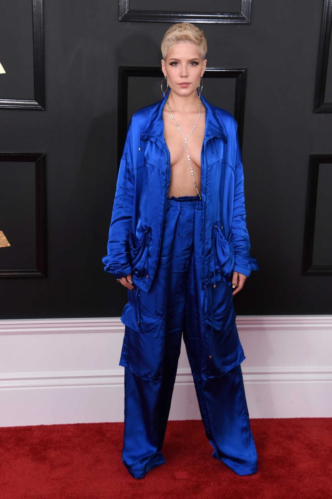 Halsey at the 59th Grammy Awards in Los Angeles 02/12/2017-2