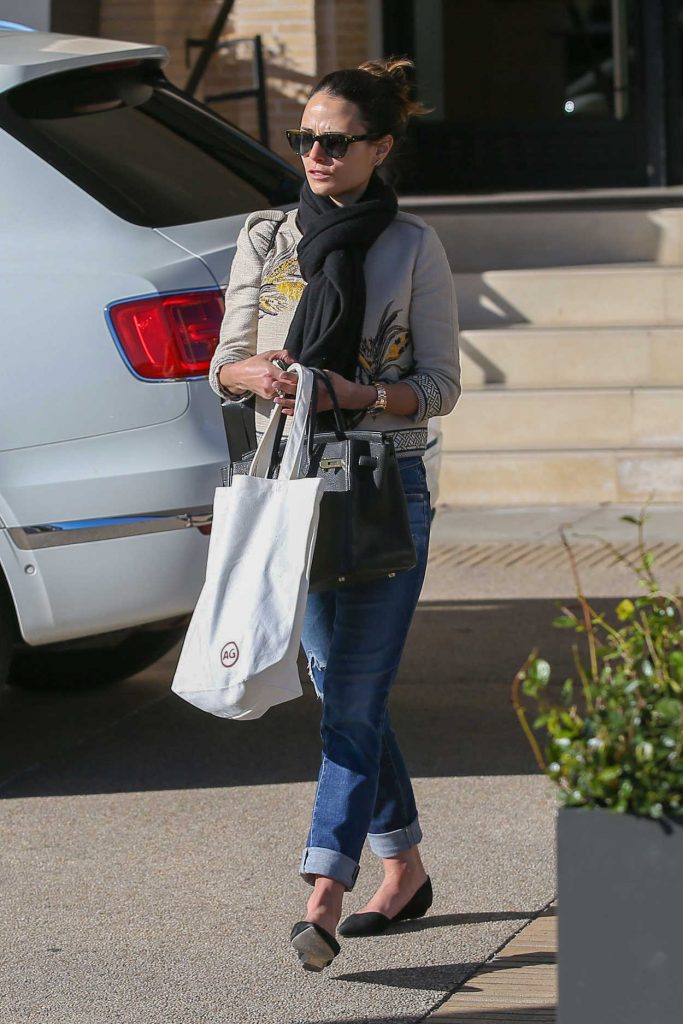 Jordana Brewster Goes Shopping at Barneys New York in Beverly Hills 02/23/2017-2