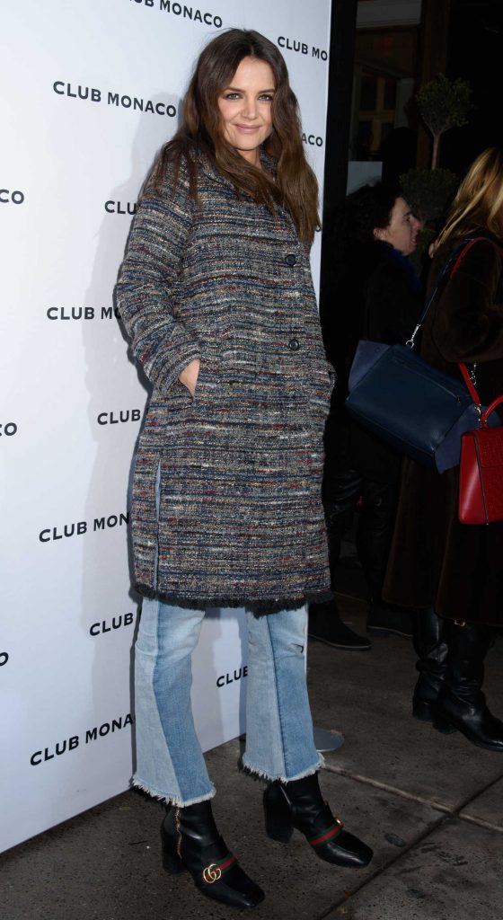 Katie Holmes at the Club Monaco Fashion Presentation During the New York Fashion Week 02/10/2017-3