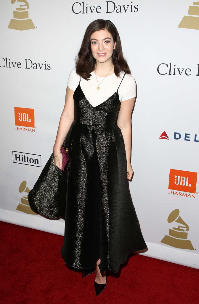 Lorde at the Clive Davis Pre-Grammy Party in Los Angeles 02/11/2017-1