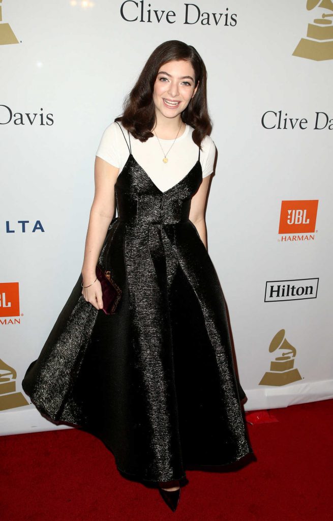 Lorde at the Clive Davis Pre-Grammy Party in Los Angeles 02/11/2017-2