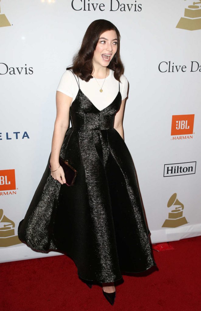 Lorde at the Clive Davis Pre-Grammy Party in Los Angeles 02/11/2017-3