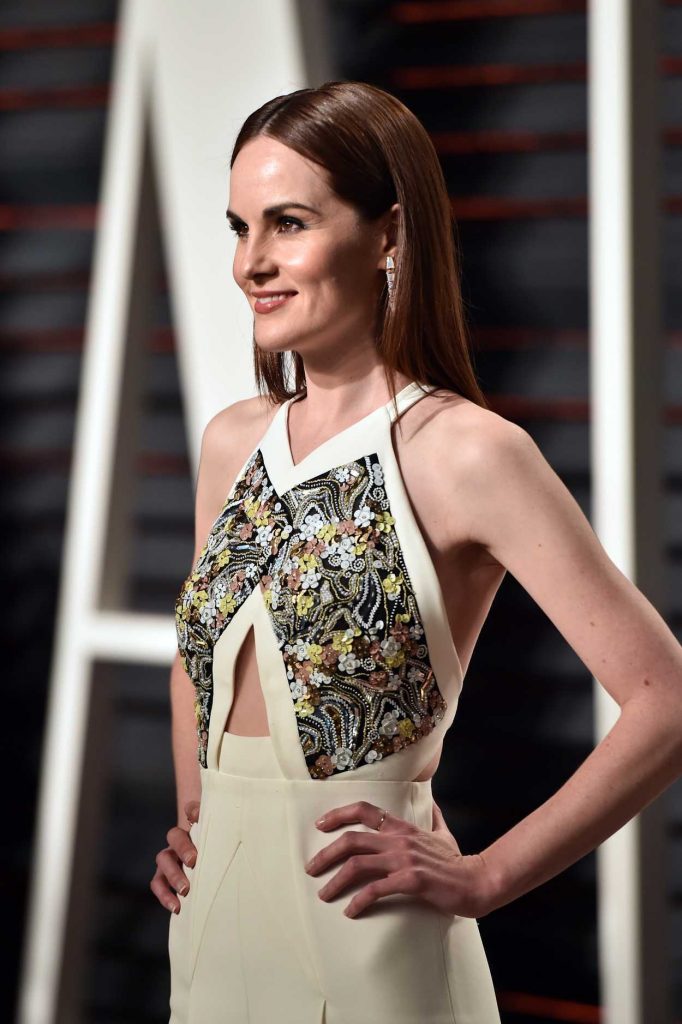 Michelle Dockery at the 2017 Vanity Fair Oscar Party Hosted by Graydon Carter in Beverly Hills 02/26/2017-4