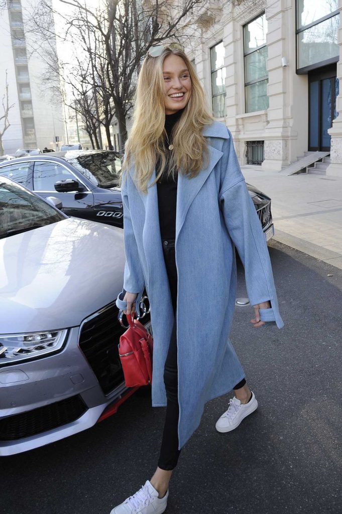 Romee Strijd Was Seen Out in Milan 02/21/2017-4