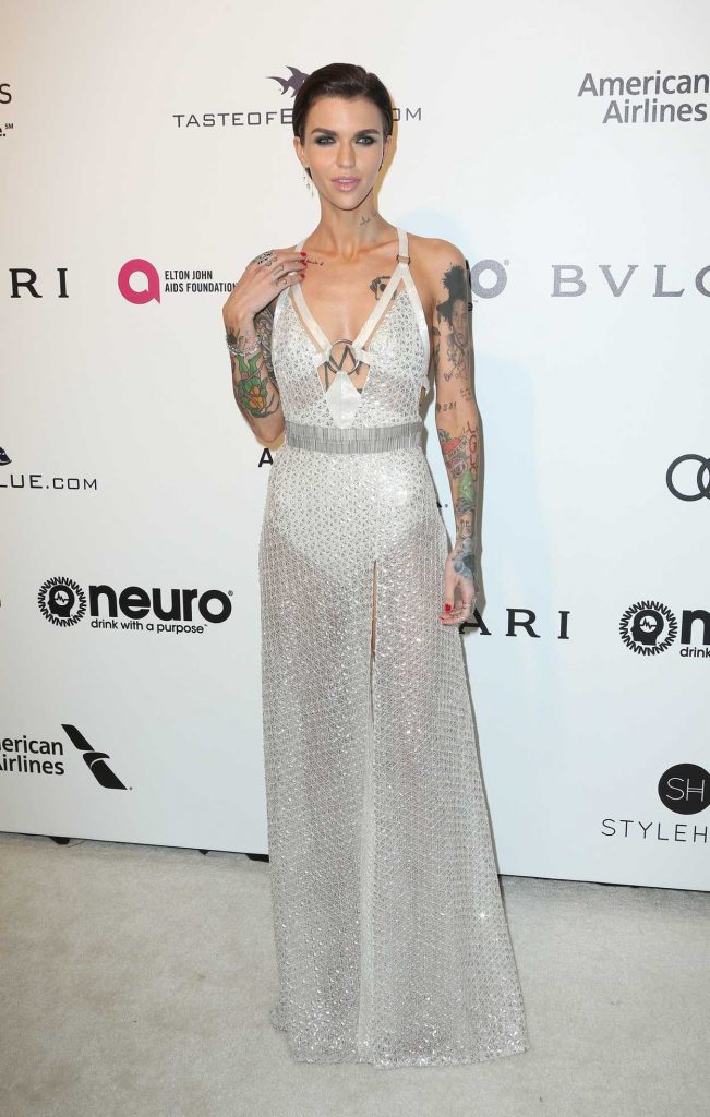 Ruby Rose at Elton John AIDS Foundation Academy Awards Viewing Party in Los Angeles 02/26/2017-1