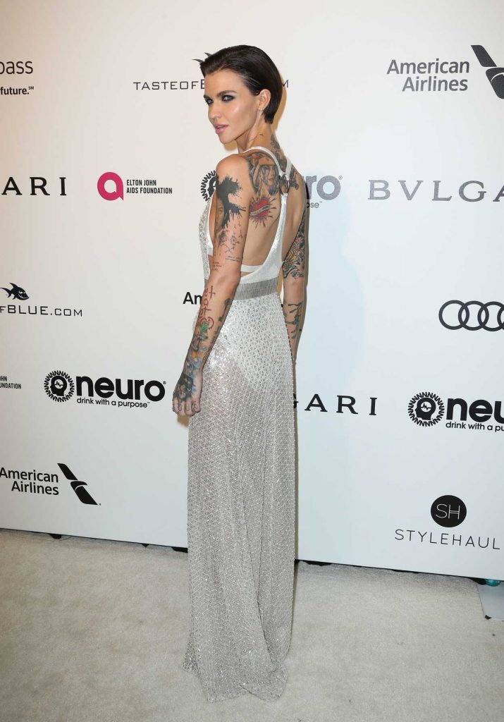 Ruby Rose at Elton John AIDS Foundation Academy Awards Viewing Party in Los Angeles 02/26/2017-3