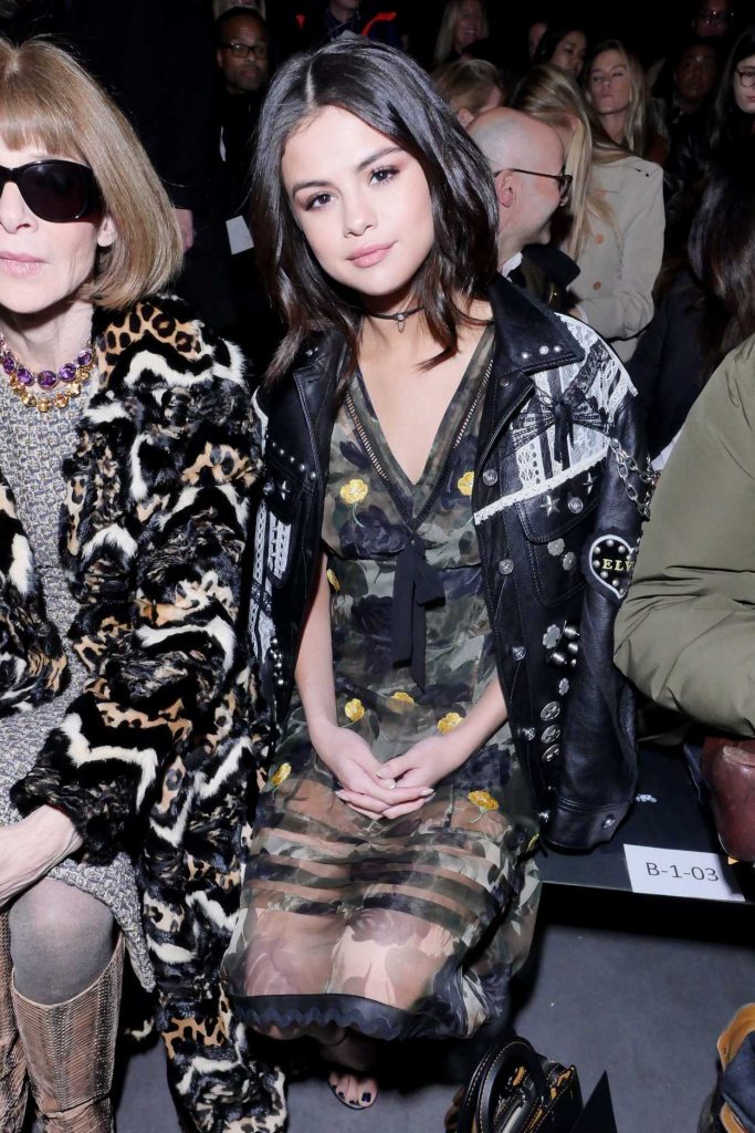 Selena Gomez at the 2017 Coach Fashion Show During the New York Fashion Week 02/14/2017-2