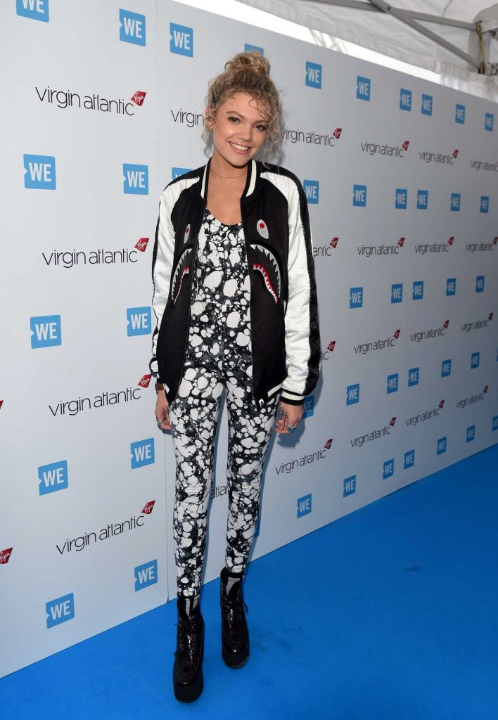 Becca Dudley at the WE Day Festival at Wembley Arena in London 03/22/2017-1