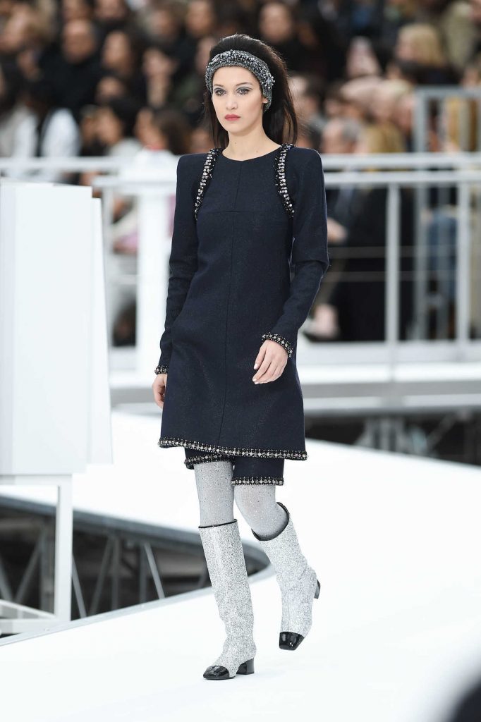 Bella Hadid at the Chanel Show During the Paris Fashion Week 03/07/2017-2
