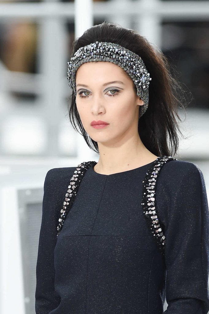 Bella Hadid at the Chanel Show During the Paris Fashion Week 03/07/2017-5