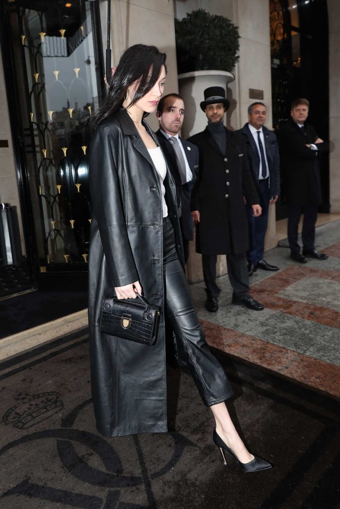 Bella Hadid Leaves Her Hotel in Paris 03/04/2017-3