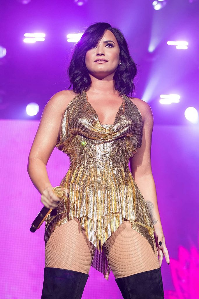 Demi Lovato Performes at BeautyKind Unites Concert in Arlington 03/25/2017-5