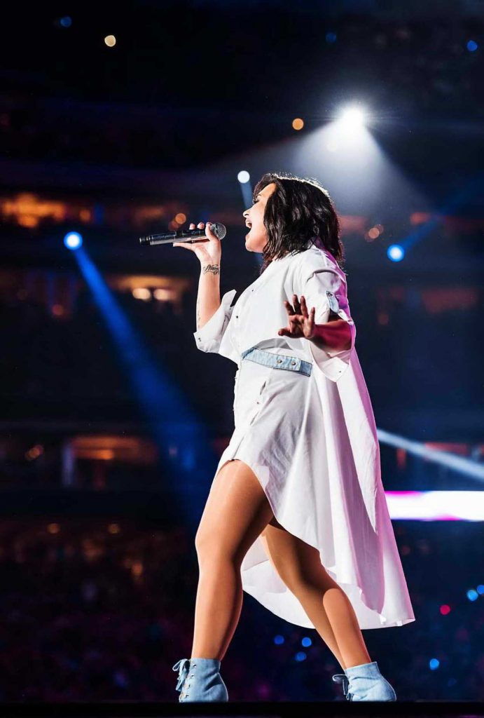 Demi Lovato Performes at the Houston Livestock Show and Rodeo in Houston 03/14/2017-4