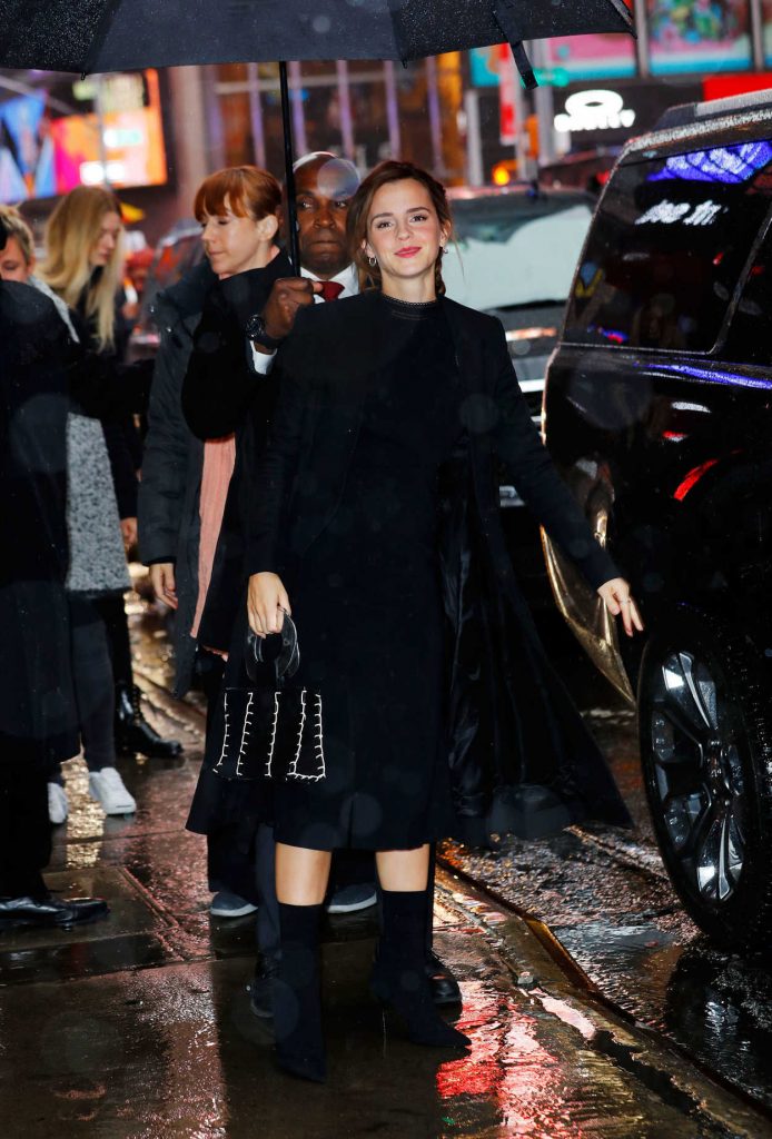 Emma Watson Arrives at Good Morning America TV Show in New York 03/10/2017-1