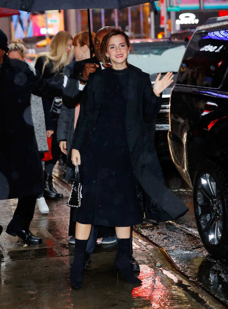 Emma Watson Arrives at Good Morning America TV Show in New York 03/10/2017-2