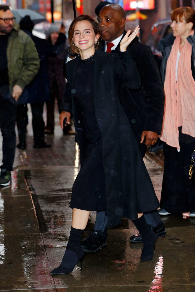 Emma Watson Arrives at Good Morning America TV Show in New York 03/10/2017-3