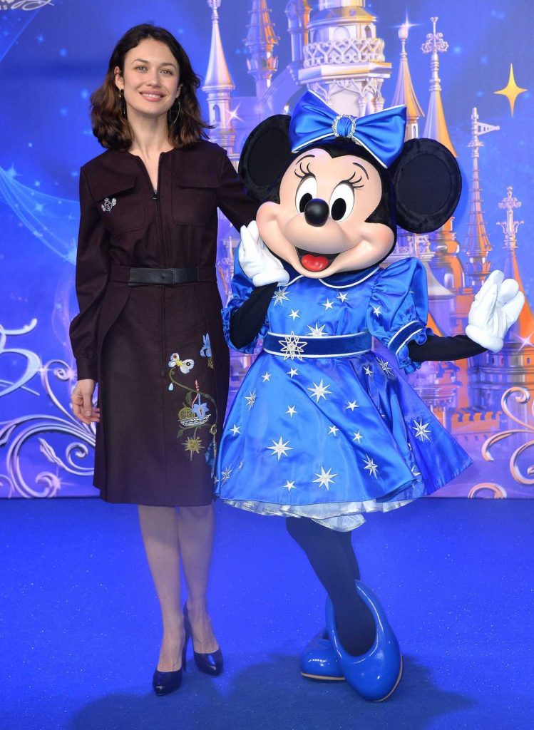 Olga Kurylenko at the Disneyland Paris 25th Anniversary Celebration 03/25/2017-3