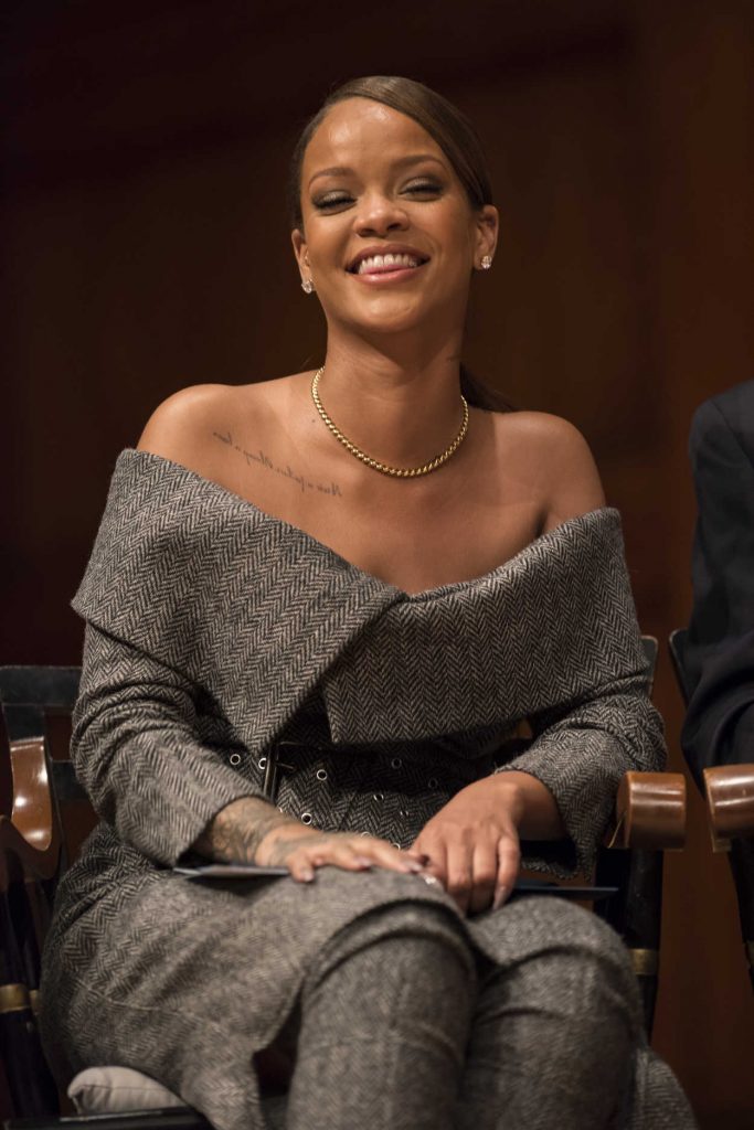 Rihanna Receives Harvard Humanitarian of the Year Award 02/28/2017-3